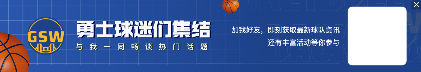 主力输分替补追！勇士替补半场6人登场 合计得到17分